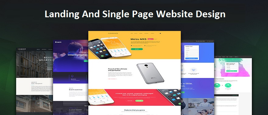 Landing And Single Page Website Design