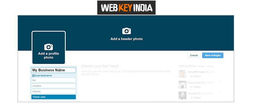 Twitter Business Page Management Services in Delhi India.