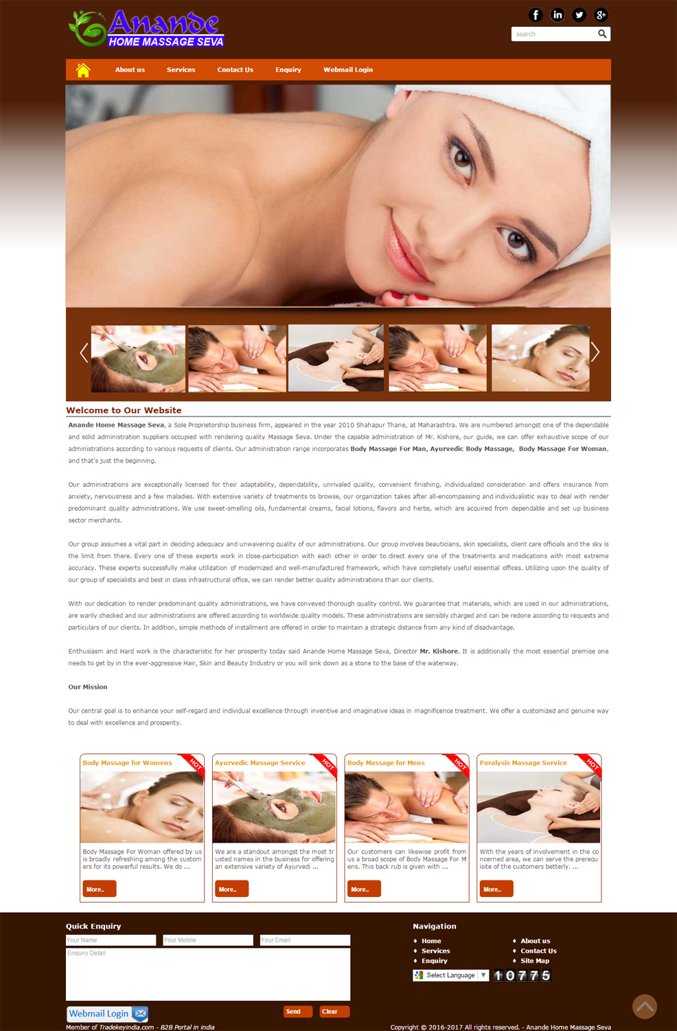 Anande Home Massage Seva