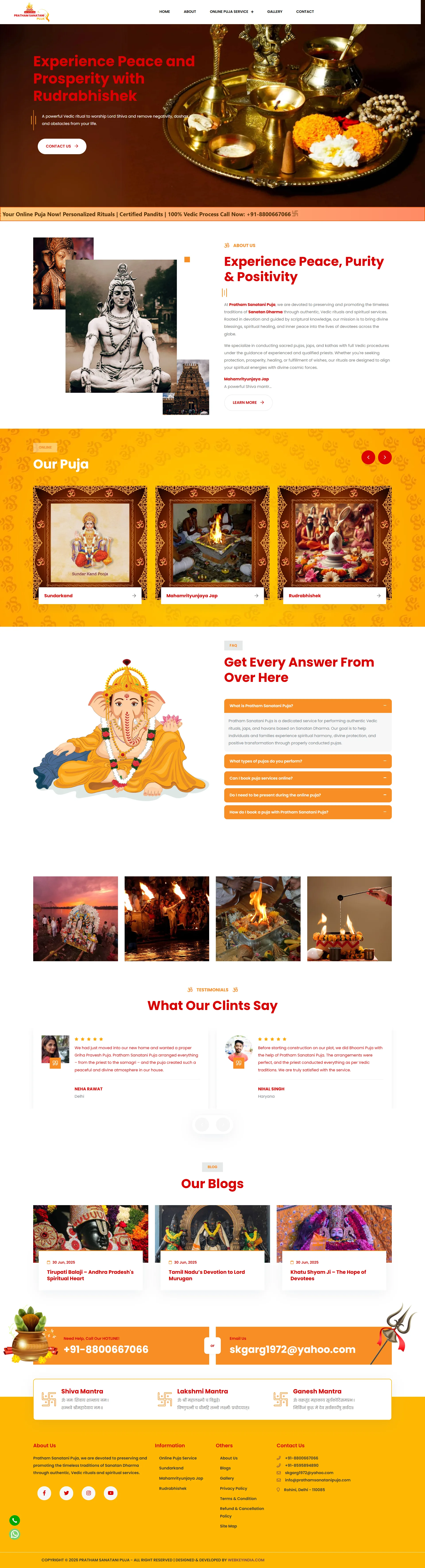 Pratham Sanatani Puja