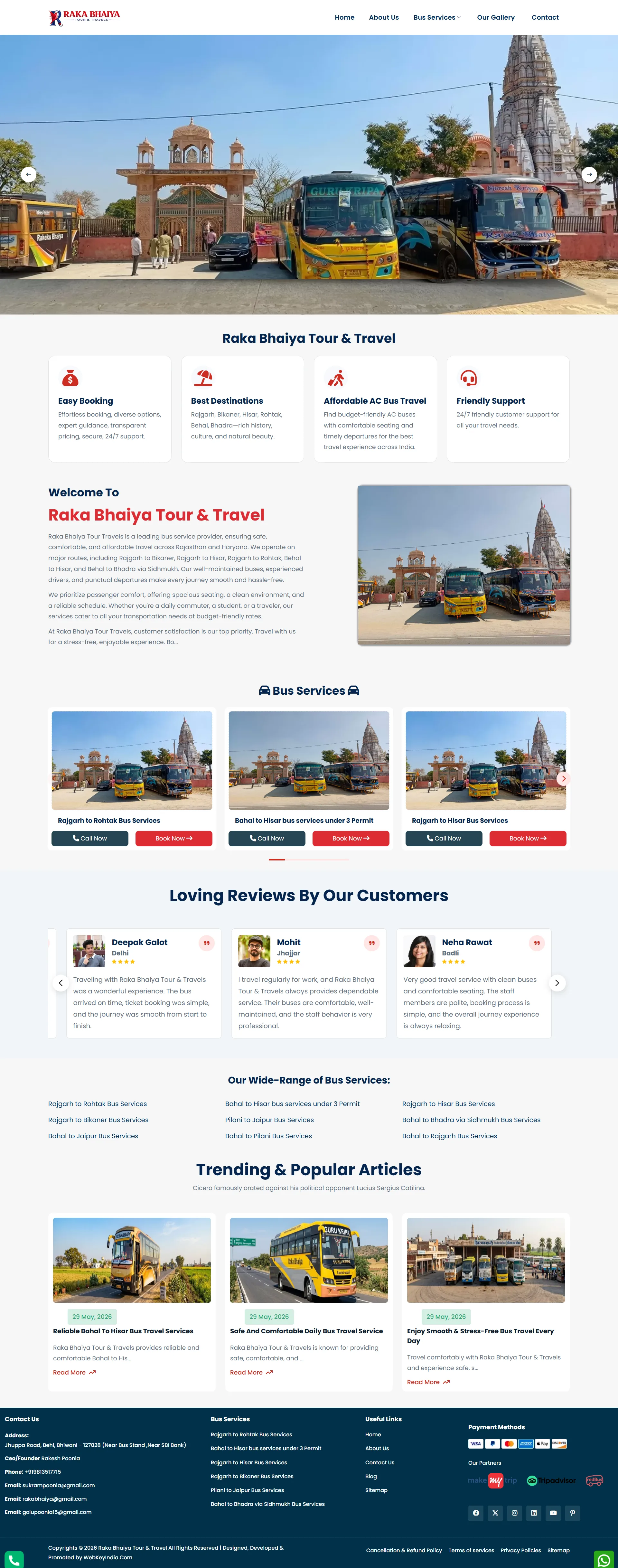 Raka Bhaiya Tour & Travel