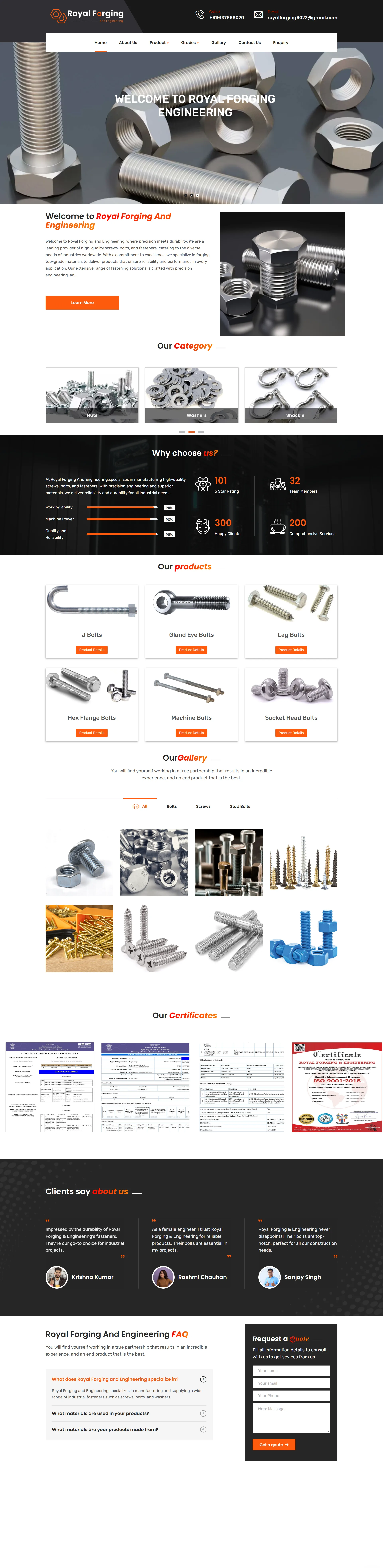 Royal Forging And Engineering